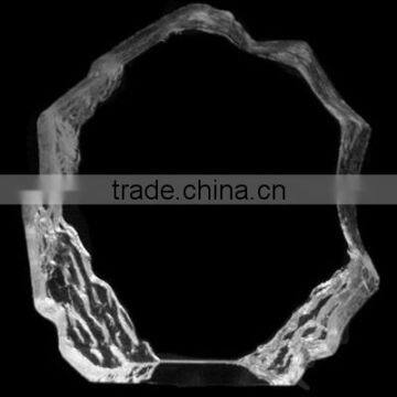 Optic Crystal Glass Blank Iceberg For Souvenirs Office Decoration JKC-0066 photo-4