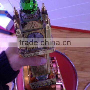 Crystal Makkah Clock Tower Model With LED for Souvenir Gift KJJ-01 photo-3