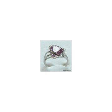Sell 925 Sterling Silver Ring With Amethyst