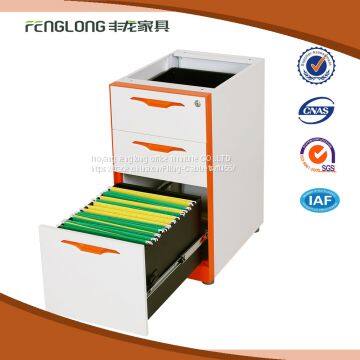 Fenglong High Quality 3 Drawers Mobile Steel Pedestal Cabinets photo-5