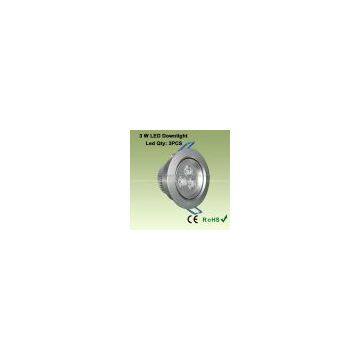 LED Down lighting with 3-year Warranty and Luminous Flux of 210, 240, and 270lm