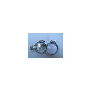 White-zinc Plated German Hose Clamps 9mm Band for Sealing Rubber Hose