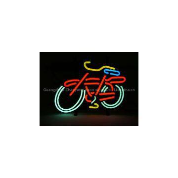T688 BIKE PUB handicrafted real glass tube neon signs for store display and advertising.