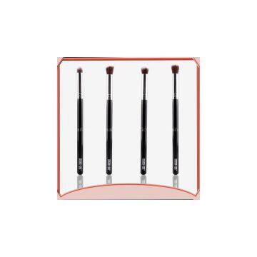 MAANGE New Style Fashion 4pcs Cosmetic Brush With Black Wooden Handle photo-2