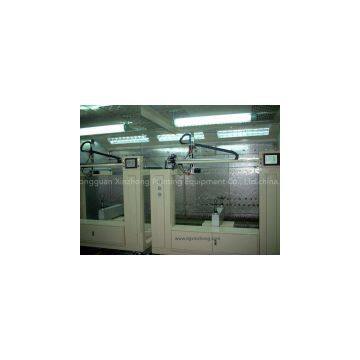 Reciprocating spraying machine