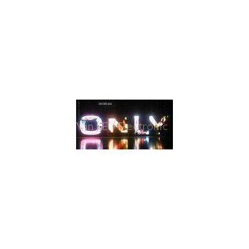 P10 Indoor LED Letters Signage Display with Light Weight Cabinet , 10000pixels/