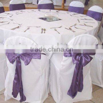 hotel polyester wedding chair cover white polyester banquet table cloth and table linens