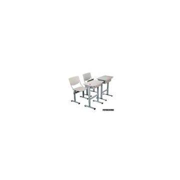 student desk and chair,classroom furniture,single desk and chair,school furniture