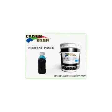 Textile screen printing pigment preparation