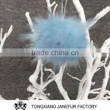 Best choice fake fur ball faux fur pom pom fluffy ball