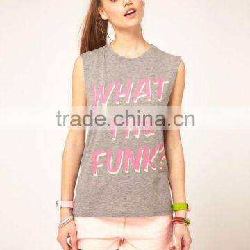 New printing cotton top for girls,