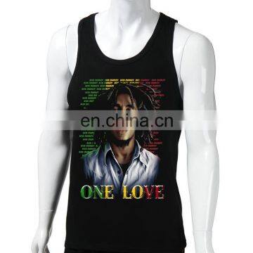 BOB MARLEY sports singlets,men's sports singlet