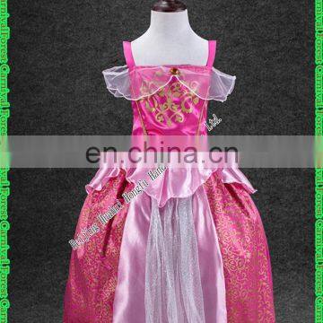2016 Frozen Elsa Girl Party Dress , The New Children Dress Roses Sleeping Beauty Frozen Elsa ANNA Dress Cartoon 79825-1 photo-2