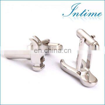 Silver Hammer and Vice Man Shirt Cufflinks High Quality