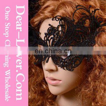 sexy halloween party gothic black lace female mask