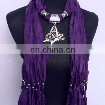 new fashionable butterfly pendent scarf online wholesale