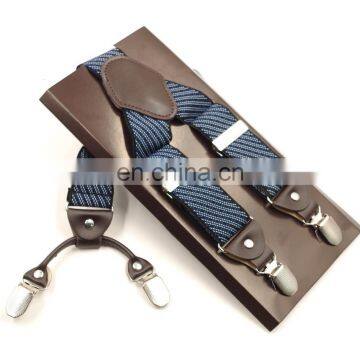 Wholesale printing suspenders mens suspenders