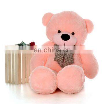 hot sell pink 120cm gaint plush teddy bear cute Best selling Cute Customized fluffy stuffed plush big teddy bear