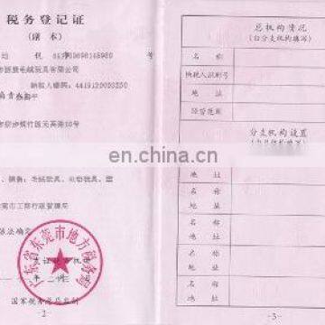 tax certificate