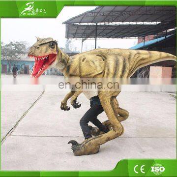 KAWAH Playground Equipment Robotic Realistic Riding a Dinosaur Costume