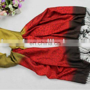 scarf leapord, Water Pashmina Scarves and factory directly JDPS-004