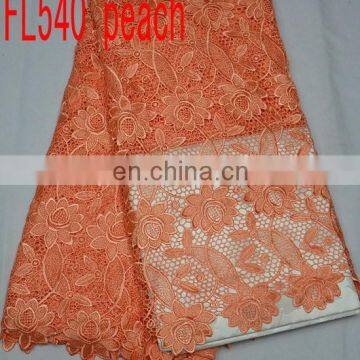 African Cord Lace Wedding Fabric for Dress(FL540)high Quality/best Price/prompt Delivery/in Stock photo-5