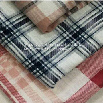 Non-elastic Pure Polyester Fabric With Large Grid Print photo-5