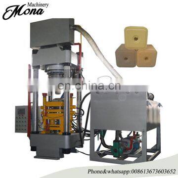 Animal salt mineral licking block press machine for round shape