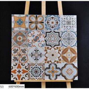 600*600mm Vibrant Moroccan Tile Bathroom