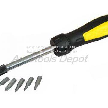 Multibit Ratchet Screwdriver + 6Bits