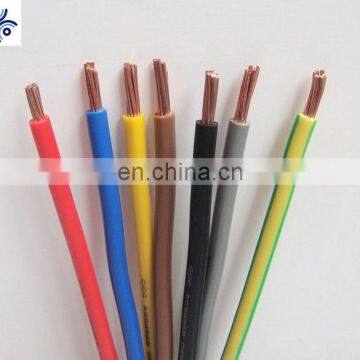 H05V-U H05V-R copper conductor PVC insulated electric wire