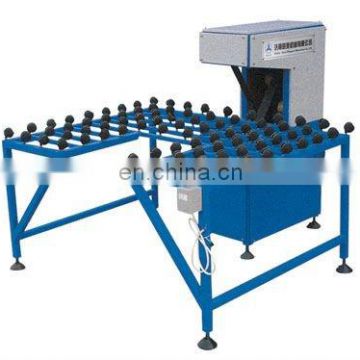 Belt edging machine for laminaing glass