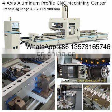 China Manufacturer 4 Axis CNC Facade Aluminium Profile Machine Center/CNC Tapping Machine photo-4