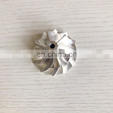 RHF3 reverse 35.50/46.00mm 6+6 blades turbo milling/aluminum 2618/billet compressor wheel