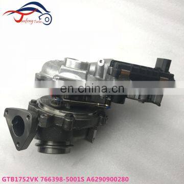 GTB1752VK 766398-5001S A6290900280 OM629 Engine turbo for Mercedes Benz ML420CDi W164