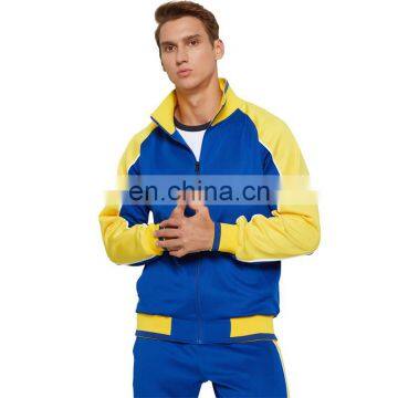 Men Amazon Hot Sale Winter Hooded Sweatshirt Drawstring Pants Tracksuit Male Stripe Patchwork Two Pieces Sets photo-3