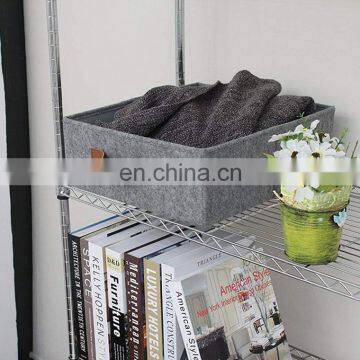 Decorative Living Room Serviette Home Organizer Closet Fabric Home Foldable Cloth Felt Storage Box
