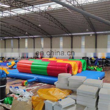 4 Lanes Different Colors Mobile Pop up Team Sports Inflatable Climbing Entrance Tunnels for Kids photo-7