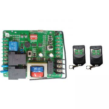 sliding gate control panel with remote controller