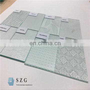 Decoration Window Privacy Pattern Glass 4mm 5mm 6mm Flor Patterned Glass photo-5