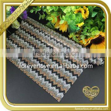 Resin Rhinestone Mesh Sheet FHRM-048