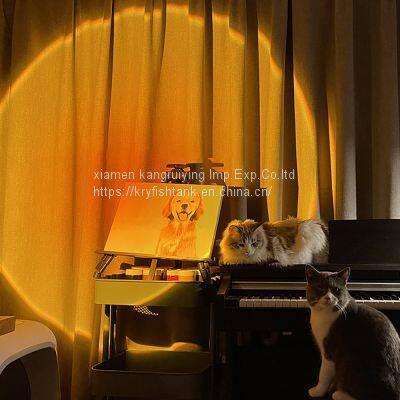 Wholesale Minimalist LED Sunset Lamp Rainbow Projection Lamp Light Projector Sunset Table Lamp for Living Room Hotel