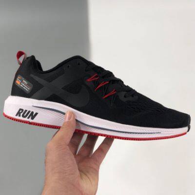 Nike Air Zoom Pegasus 15 Shoes in White/Black For Women Mens photo-5