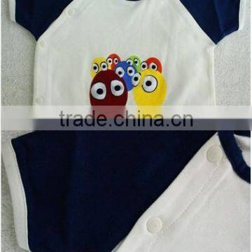 2015 Popular Design Cotton Print Baby Clothes Brand photo-3