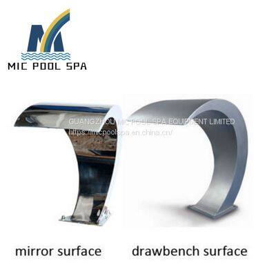 Outdoor Fountain Stainless Steel Swimming Pool Waterfall For Garden Water Blade Waterfall photo-3