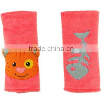 Cat plush seat belt cover pad