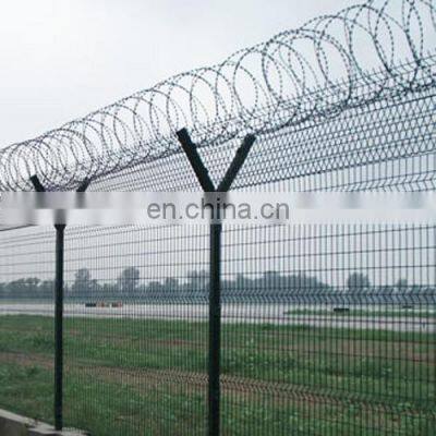 Trade Assurance High Security Airport Fencing With Razor Wire photo-4