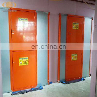 Elevator Lift Shaft Safety Protection Gates Rental elevator shaft protection