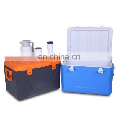 Gint Best Selling Plastic cooler box 60L for outdoor Customized  Insulated ice box with locks customized