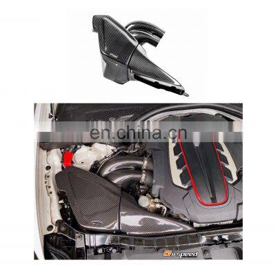 High Performance and Nice Appeareance Carbon Fiber Modified Air Intake Box Air Filter Carbon Kit For AUDI RS6